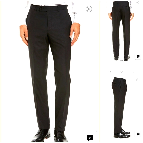 Ted Baker Other - TED Baker London Jefferson Flat Front Solid Wool Dress Pants,Sz 35R